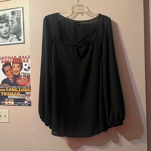 Torrid Black Blouse